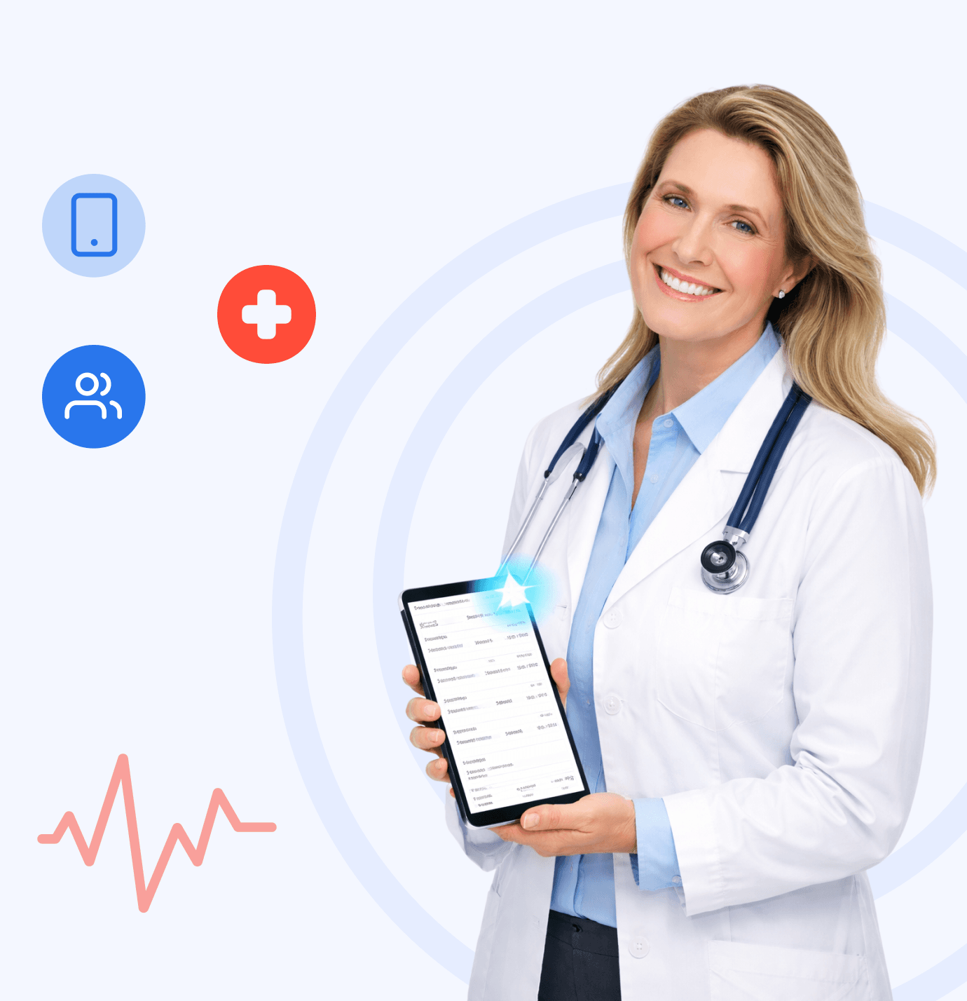 Изображение с пузырьками, символизирующими анализы